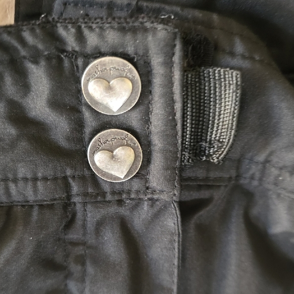 Like New Weatherproof Black Girl's Overall (Bib) Snowpants-Size L (14-16) - Picture 4 of 7